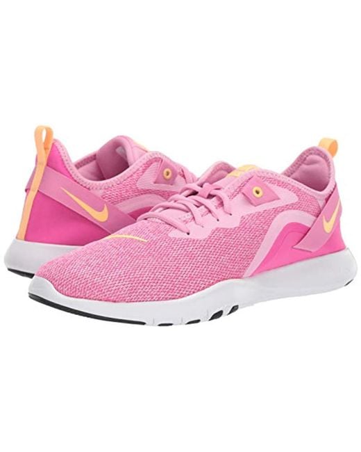 Nike Wmns Flex Trainer 9 Fitness Shoes in Pink - Lyst