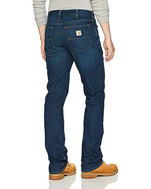Lyst Carhartt Full  Swing Relaxed Dungaree Jean  in Blue  