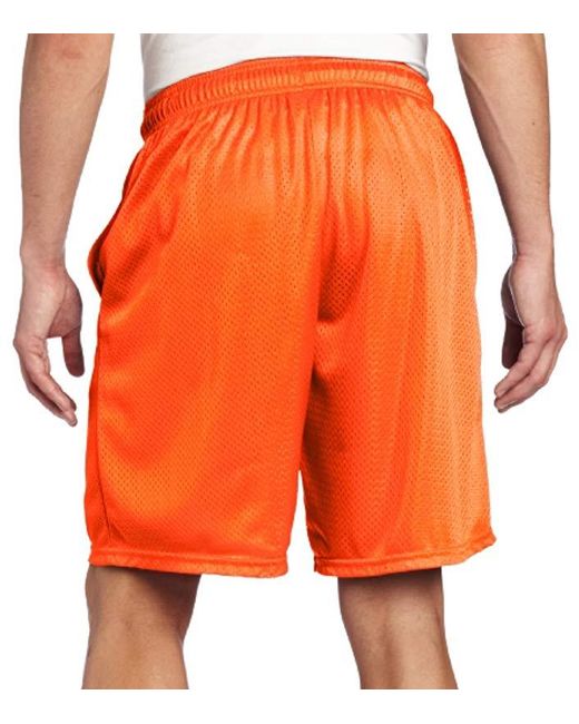 Lyst Russell Athletic Mesh Short With Pockets in Orange for Men