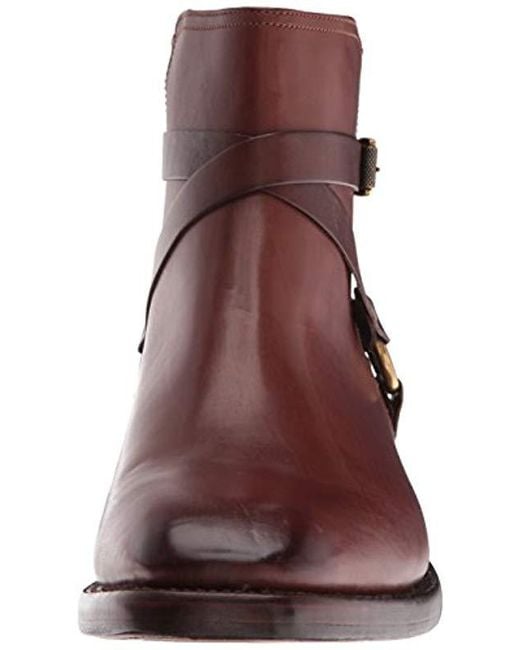 frye men's weston cross strap harness boot