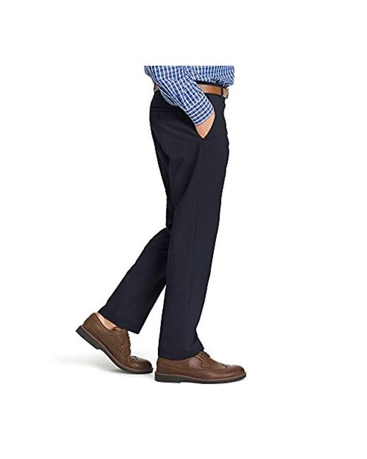 izod men's performance stretch straight fit flat front chino pant