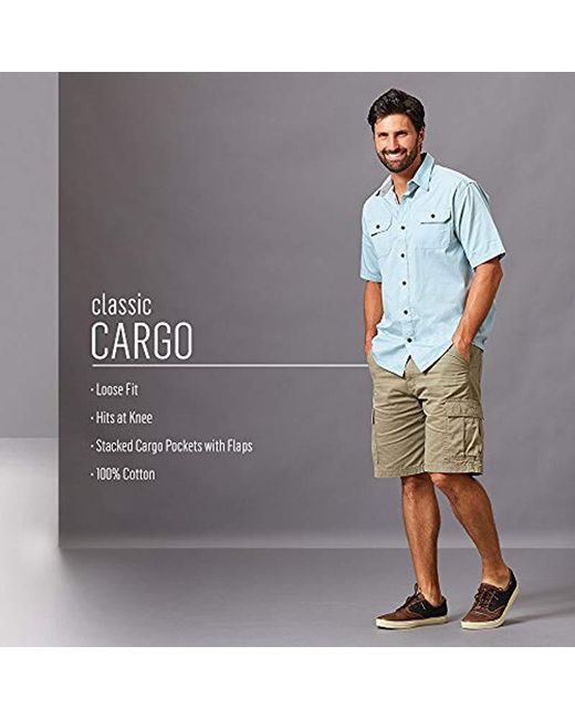 wrangler men's outdoor performance side elastic utility short