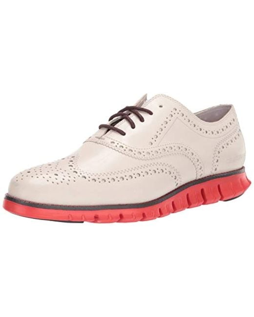 Cole Haan Zerogrand Wingtip Oxford in White for Men - Save 1% - Lyst