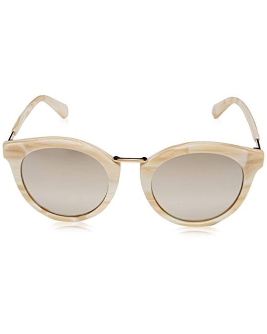 Lyst Kate Spade Kate Spade Joylyn/s Round Sunglasses, White, 50 Mm in