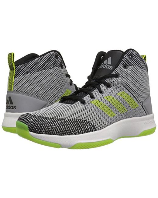 lyst adidas neo di esecutore metà scarpe da basket per uomini in grigio. lyst adidas neo di esecutore metà scarpe da basket per uomini in grigio.