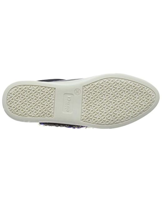 7 UK Navy Dune Womens Emerelda Trainers Blue