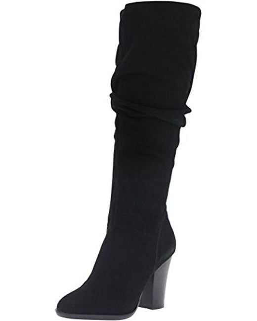 Lyst - Steve Madden Nevadaaa Slouch Boot in Black Steve Madden - Black Nevadaaa Slouch Boot - Lyst ...