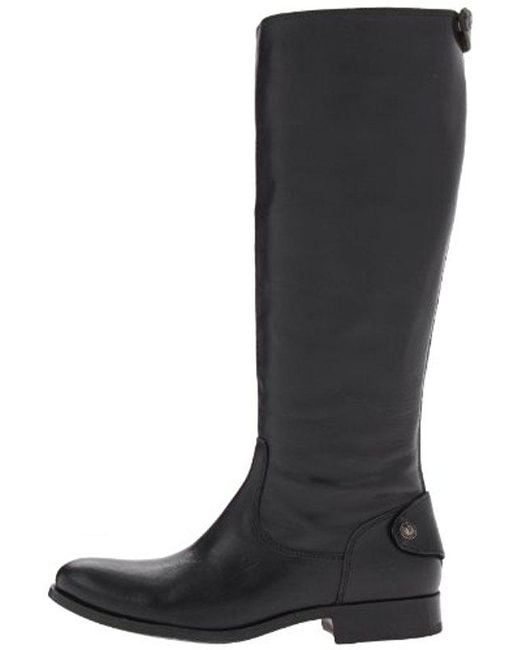 Lyst - Frye Melissa Button Back Zip Boots in Black - Save 50%