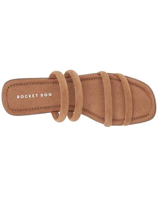 Lyst - Rocket Dog Felicia Coast Fabric Flat Sandal in Brown