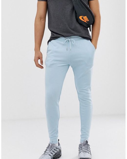 blue sweatpants for men