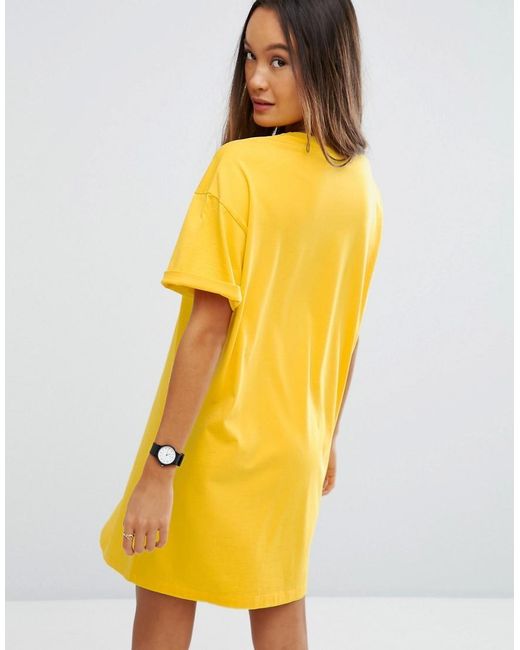 Yellow t-shirt dress Yellow t-shirt dress