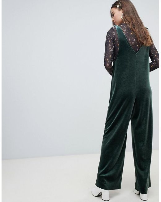 dark green jumpsuit