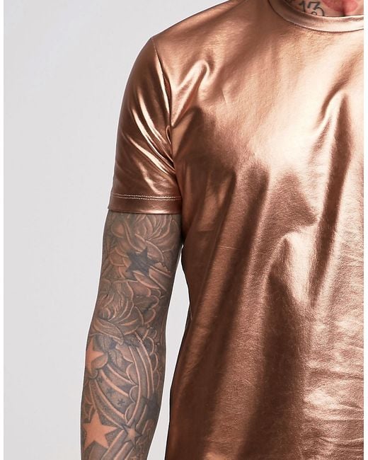 metallic tshirt