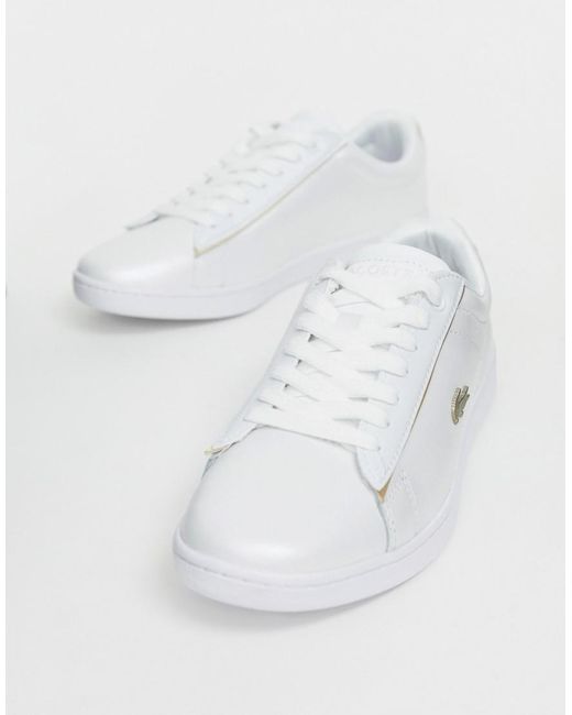 lacoste carnaby evo women's white