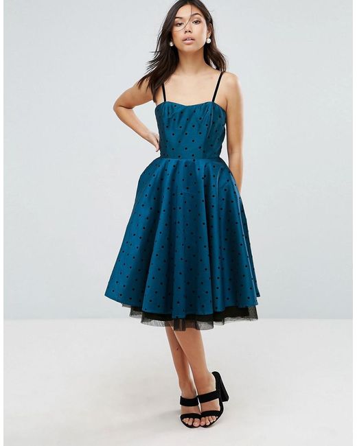 Polka Dot Prom Dress