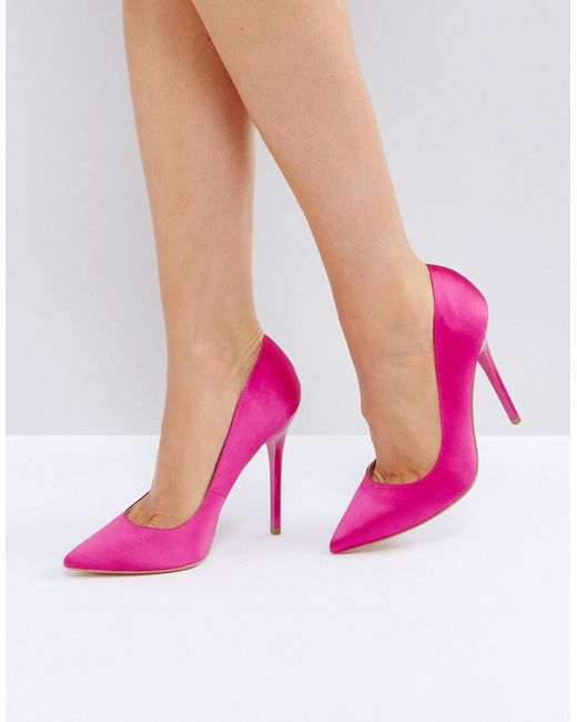 Lyst Office On Tops Pointed Court Shoes In Pink Office Pink On Tops Pointed Court Shoes Lyst