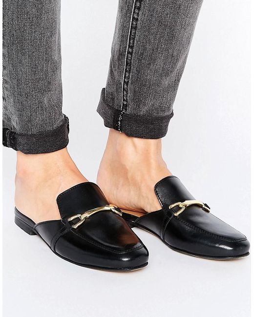 black loafers asos