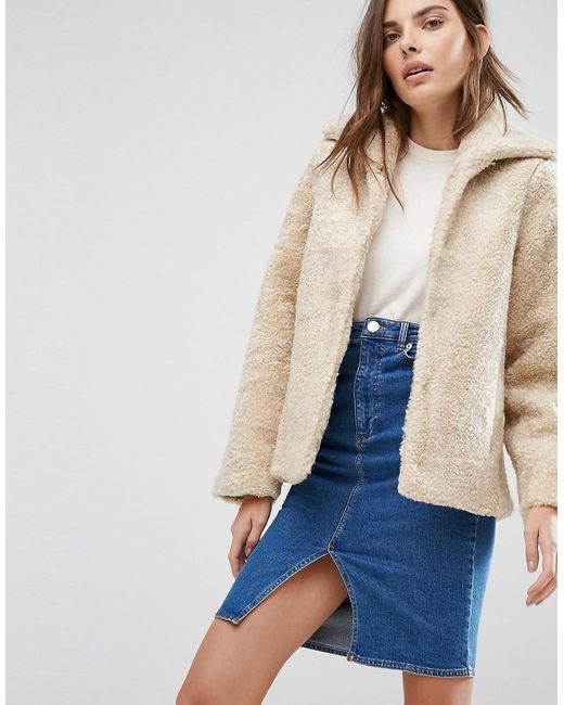 Warehouse Fur Coat Tradingbasis Warehouse Luxe Faux Fur Coat Collar And Neutrals Raindrops Of Sapphire