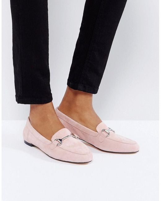 women's flat suede loafers