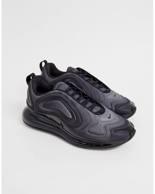  Nike  Air  Max  720  Trainers In Triple Black Ao2924 004 in 