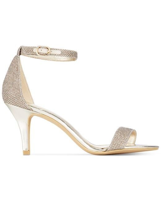Bandolino Madia Dress Sandals in Gold | Lyst