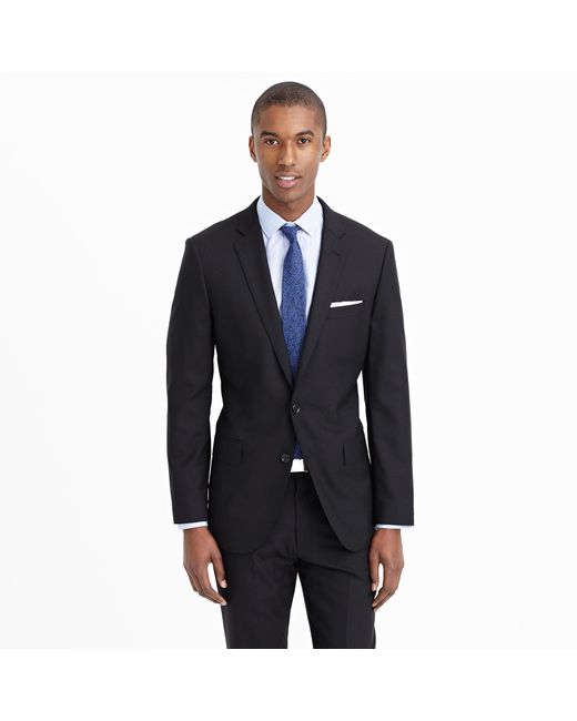 J.crew Ludlow Suit Jacket With Double Vent In Italian Wool in Black for ...