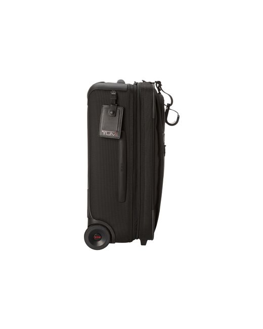 Tumi Alpha 2 International Expandable 2 Wheeled Carryon in Black Lyst
