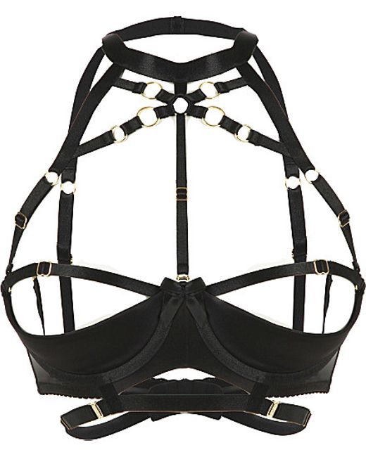 Bordelle Bondage Shelf Bra in Black - Save 3% | Lyst