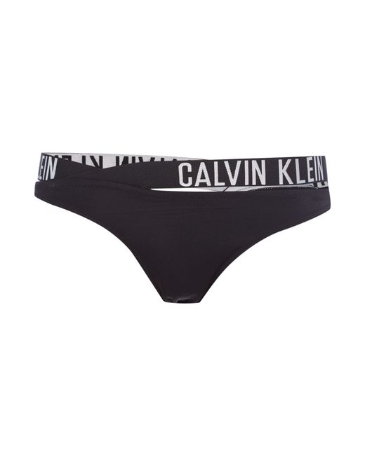 Calvin klein Intense Power V Cheeky Bikini Bottom in Black | Lyst