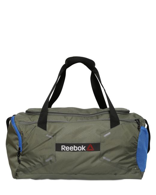 Reebok 48 L Nylon Ripstop Duffel Gym Bag in Green for Men (MILITARY ...
