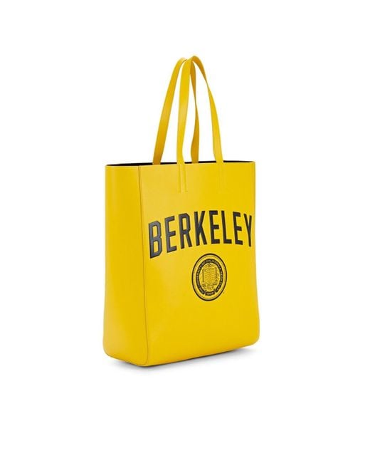 CALVIN KLEIN 205W39NYC berkeley Leather Tote Bag in Yellow for Men ...