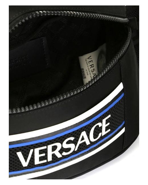 Versace Belt Bag in Black for Men - Lyst