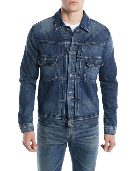 Lyst - Ag Jeans Men&#39;s Omaha Jean Jacket in Blue for Men - Save 8.510638297872347%
