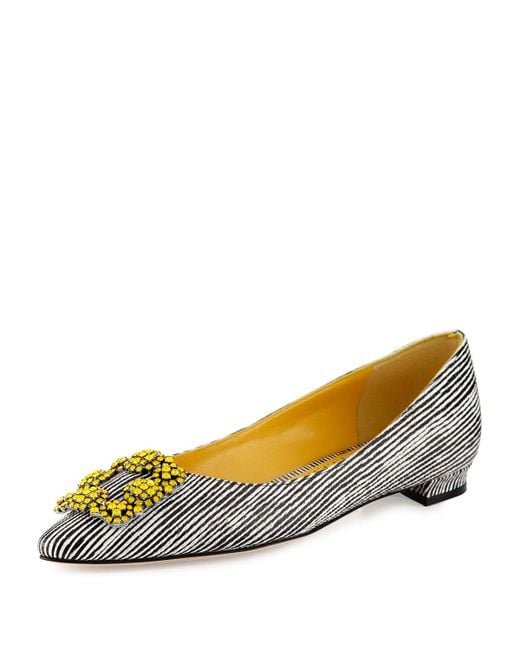 manolo blahnik hangisi flats sale