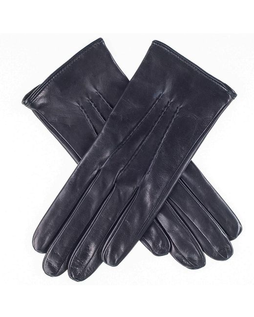 Lyst Black.Co.Uk Ladies' Silk Lined Leather Gloves in Black