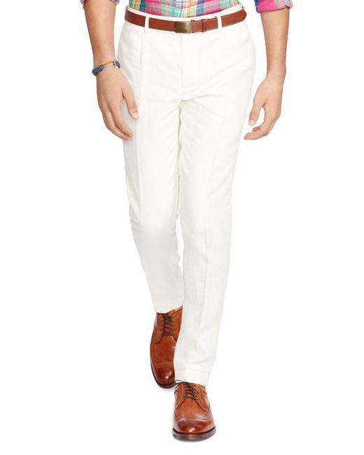 Low rise linen pants RISE: Measured from the seam between the legs to the top of the waistband. HIP: Measured flat across the fullest area below the waist, and then doubled. LENGTH: Measured flat from high shoulder seam to the longest part of the hem.