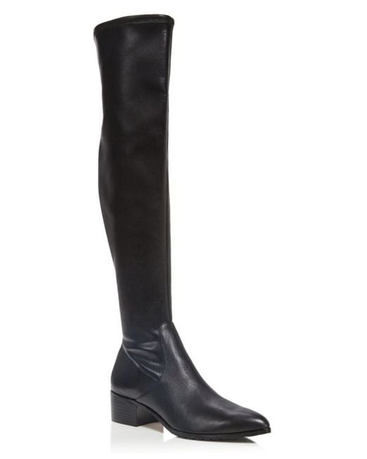Donald j pliner Dayle Stretch Nappa Leather Over The Knee Boots in ...
