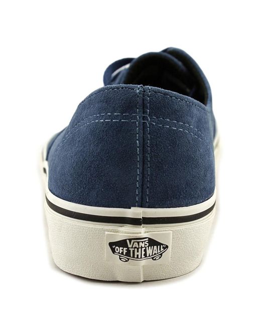 Vans Authentic Decon Toe Suede Blue Sneakers In vans authentic decon toe suede blue sneakers in