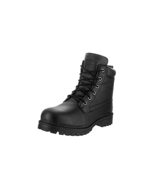 black fila boots