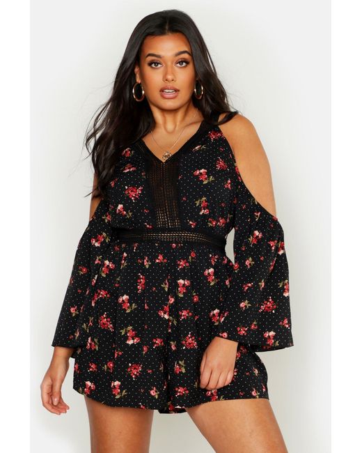 polka dot boohoo