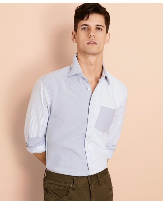 Brooks Brothers Cotton Oxford Fun Shirt in Blue for Men - Save 34% - Lyst