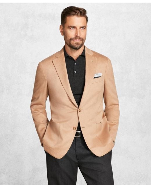 Lyst Brooks Brothers Golden Fleece Camel Hair Sport Coat In Brooks Brothers Natural Golden Fleece Camel Hair Sport Coat For Men Lyst