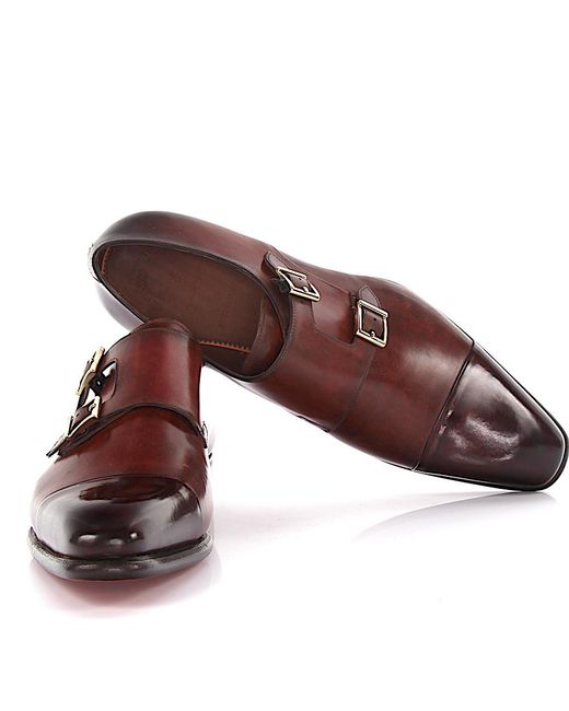 santoni monkstrap
