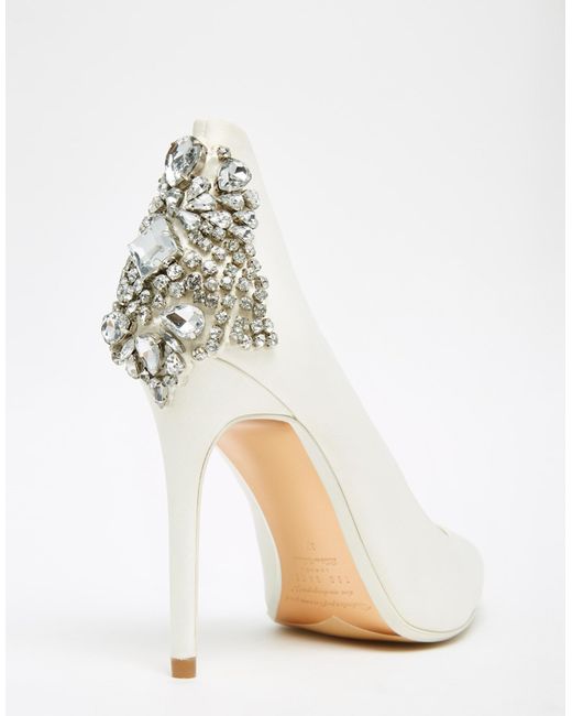silver ted baker heels