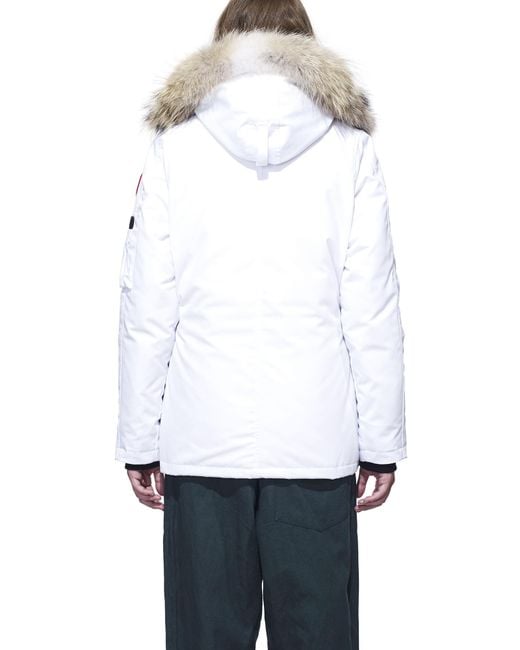 Canada goose Montebello Parka in White | Lyst