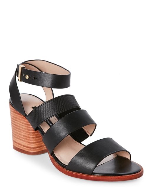 french connection black sandals