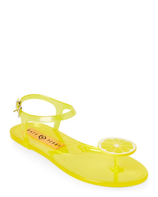Lyst - Katy Perry Lemon Geli Sandals in Yellow