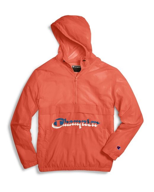 Download Champion Life® Anorak Jacket in Red for Men - Lyst