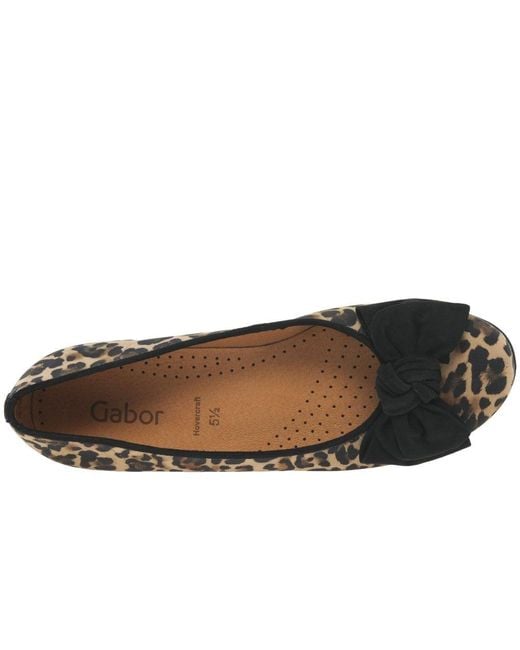 gabor electra ladies ballet pumps