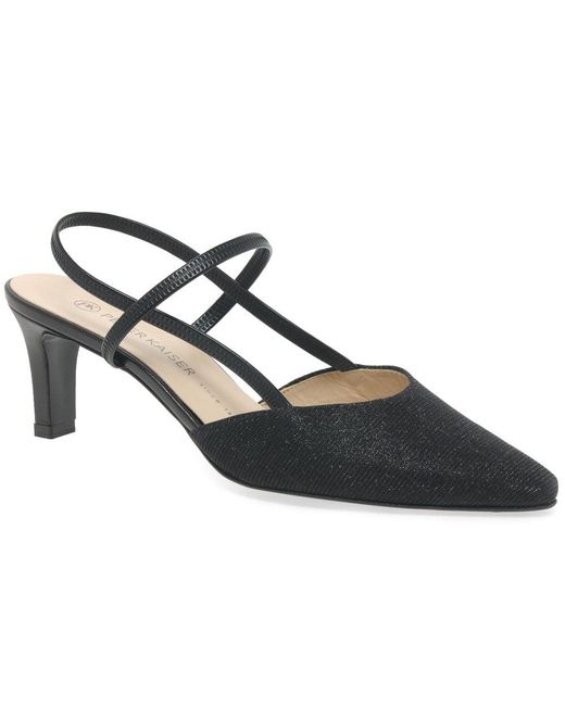 Lyst - Peter Kaiser Mitty Womens Slingback Shoes in Black